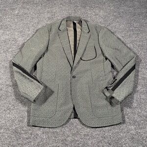 EFM Engineered for Motion Donrad Duncan Blazer Mens Size 42 Geometric Abstract